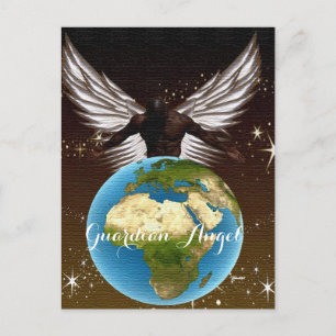 Cartão Postal Anjo Guardião Africano