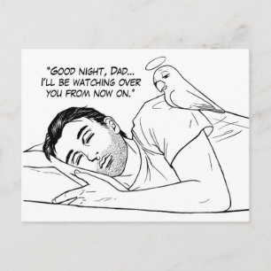 Cartão Postal Anjo guardião para o Pai