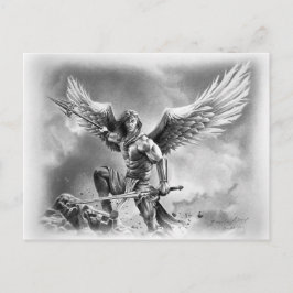Cartão postal ANJO GUERREIRO