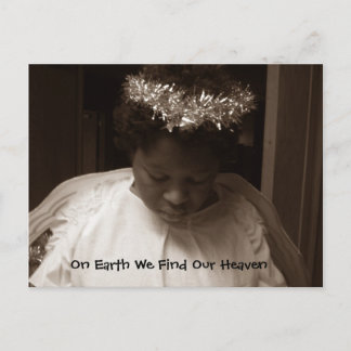 Cartão Postal Anjo na terra