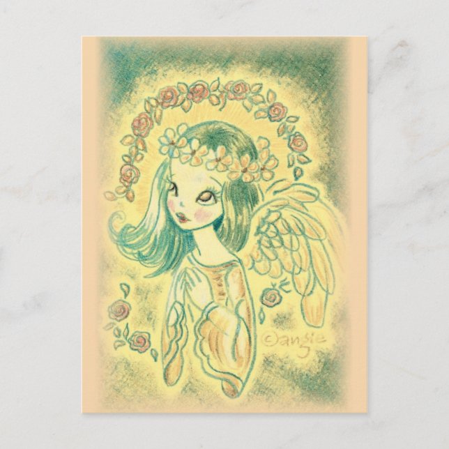 Cartão Postal Anjo Orando (Frente)