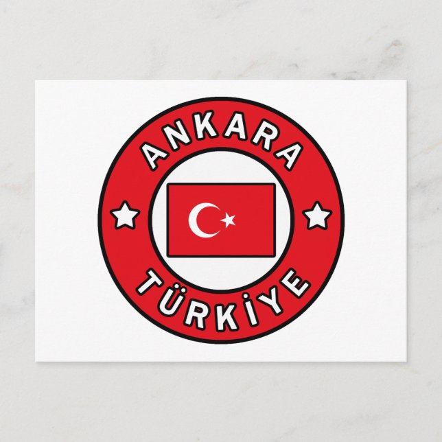 Cartão Postal Ankara Türkiye (Frente)