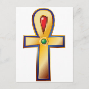 Cartão Postal Ankh- The Ancient Egyptian Symbol of Life