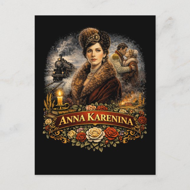 Cartão Postal Anna Karenina (Frente)