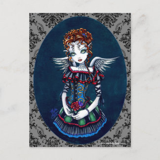 Cartão Postal Annabelle Gothic Victorian Angel Postcard