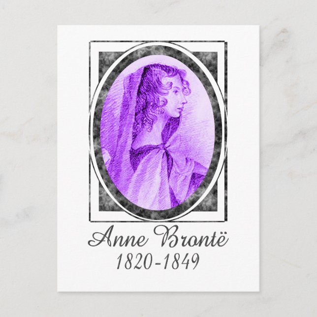 Cartão Postal Anne Brontë (Frente)