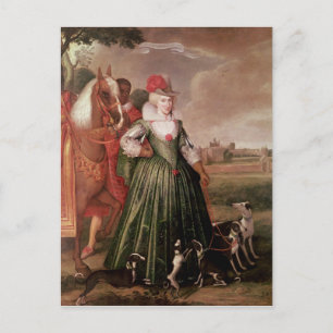 Cartão Postal Anne da Dinamarca, 1617