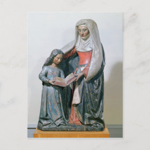 Cartão Postal Anne e a Virgem, 1500-30