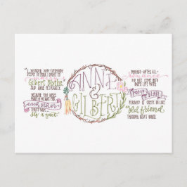 Cartão Postal Anne & Gilbert