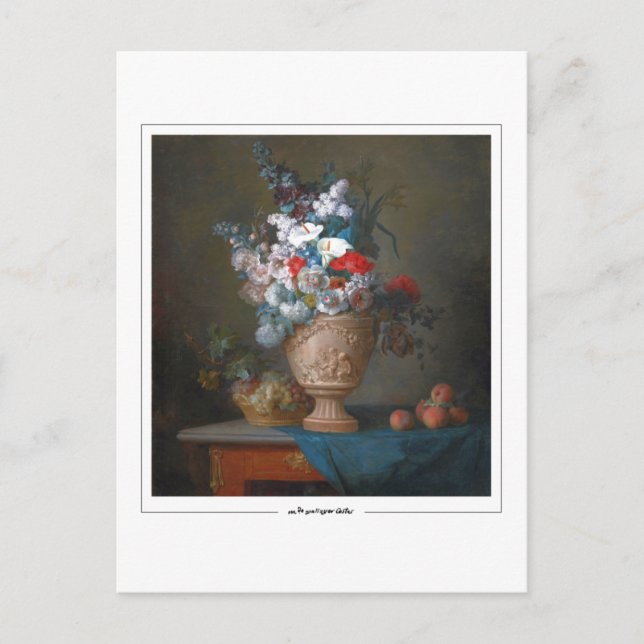 Cartão Postal Anne Vallayer-Coster nº 5 - Cartão-postal de arte (Frente)