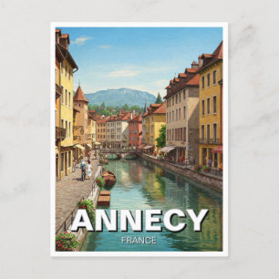 Cartão Postal Annecy France