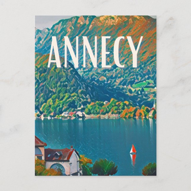 Cartão Postal Annecy Photo Vintage  (Frente)
