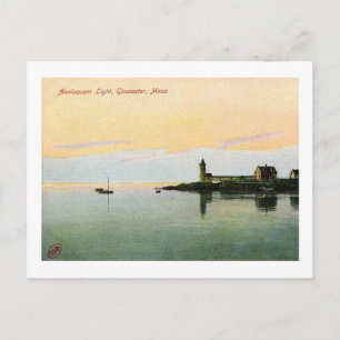 Cartão Postal Annisquam Lighthouse, Gloucester, MÃE Vintage