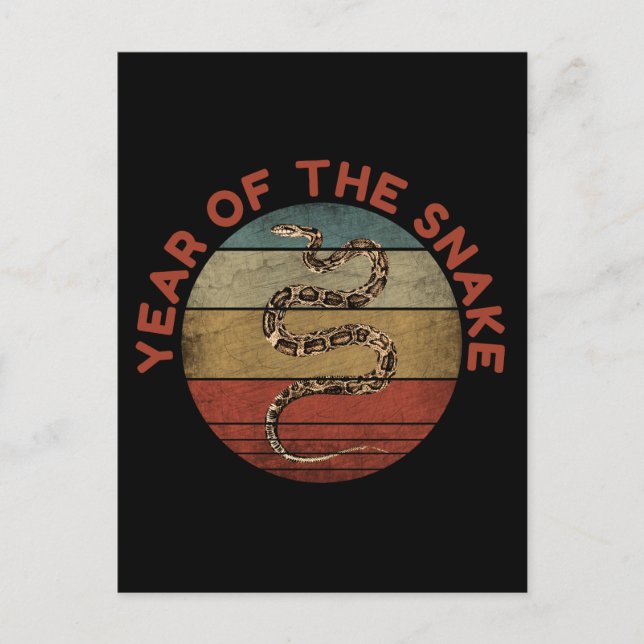 Cartão Postal Ano da Serpente 2025 (Frente)