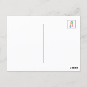 Cartão Postal Ano de nascimento - 1962 - 60.º Aniversário