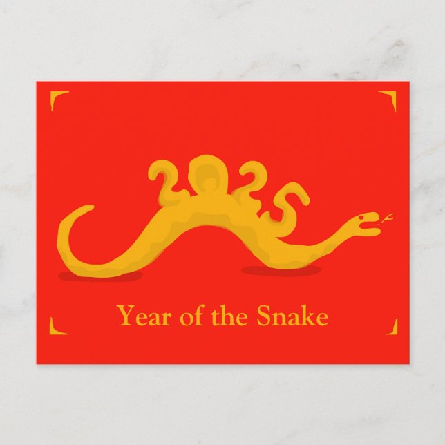 Cartão Postal Ano do Cobra 2025 (Frente)