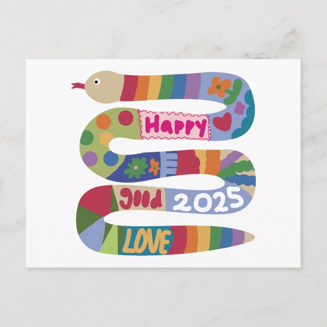Cartão Postal Ano Do Cobra 2025 (Frente)
