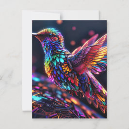 Cartão Postal Ano do Hummingbird: Uma Viagem Mensal