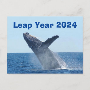 Cartão Postal Ano Leap 2024