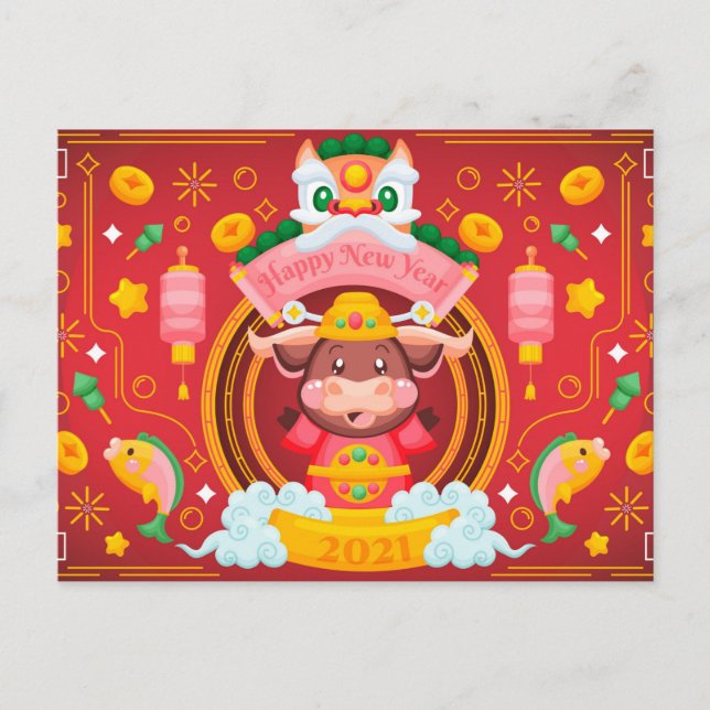 Cartão Postal Ano Novo (Frente)