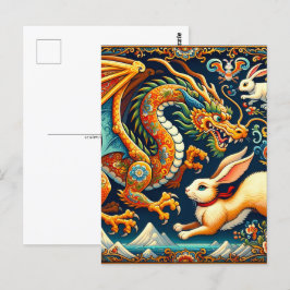 Cartão Postal Ano Novo Lunar Chinês do Dragão, Pós-Travessia