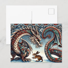 Cartão Postal Ano Novo Lunar Chinês do Dragão, Postcrossing