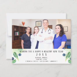 Cartão Postal Ano Novo Saudável 