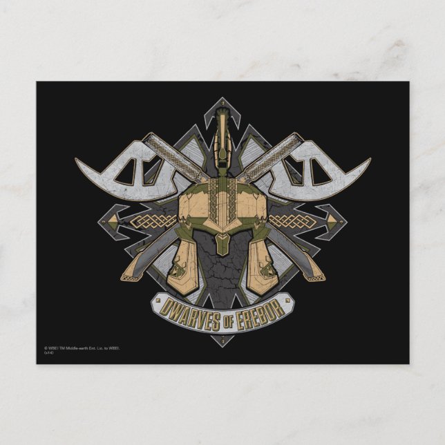 Cartão Postal Anões Da Erebor (Frente)