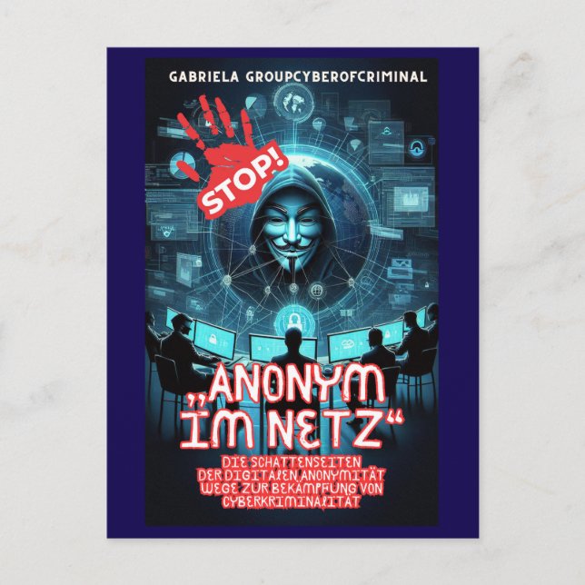 Cartão Postal Anonym im Netz  (Frente)