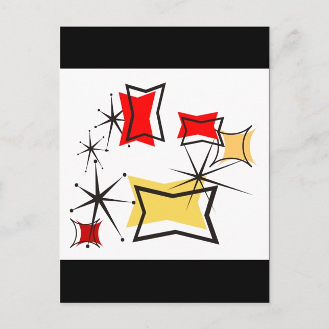 Cartão Postal Anos 50 Modern (Frente)