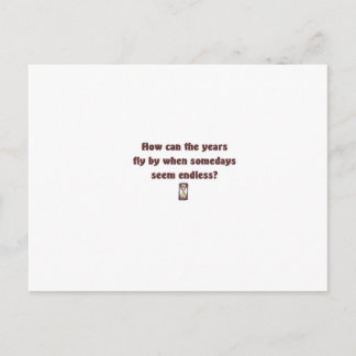 Cartão Postal Anos voam