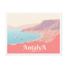 Antalya Turkey Pastel Viagem