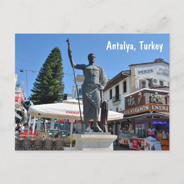 Cartão Postal Antalya, Turquia (Frente)