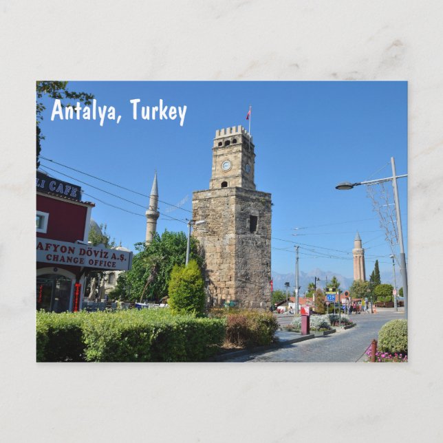 Cartão Postal Antalya, Turquia (Frente)