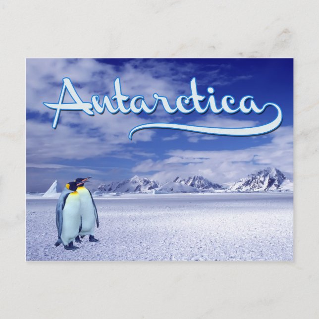 Cartão Postal Antártica (Frente)