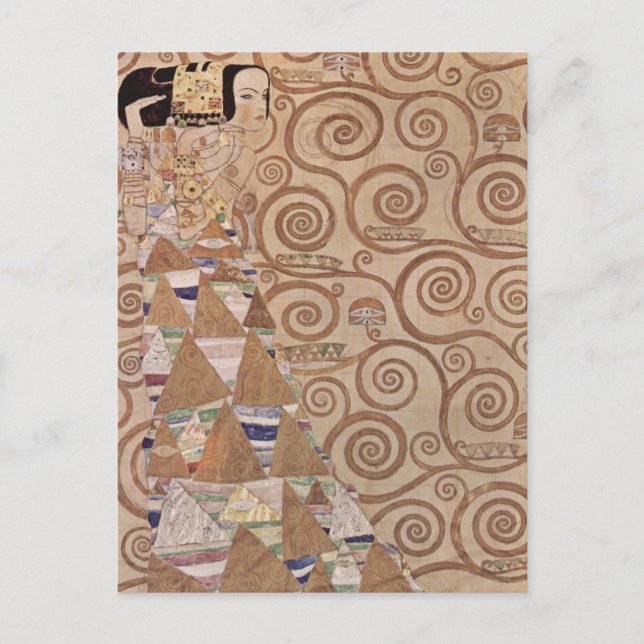 Cartão Postal Antecipação do ~ de Klimt (Frente)