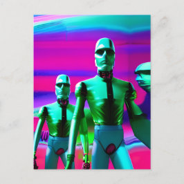 Cartão Postal Antecipando o amanhã Pop do Ken Gage Surrealismo