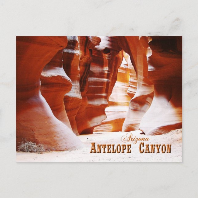 Cartão Postal Antelope Canyon, Arizona (Frente)