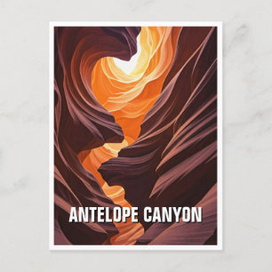 Cartão Postal Antelope Canyon Souvenir