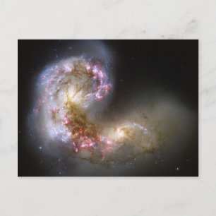 Cartão Postal Antennae Galaxies