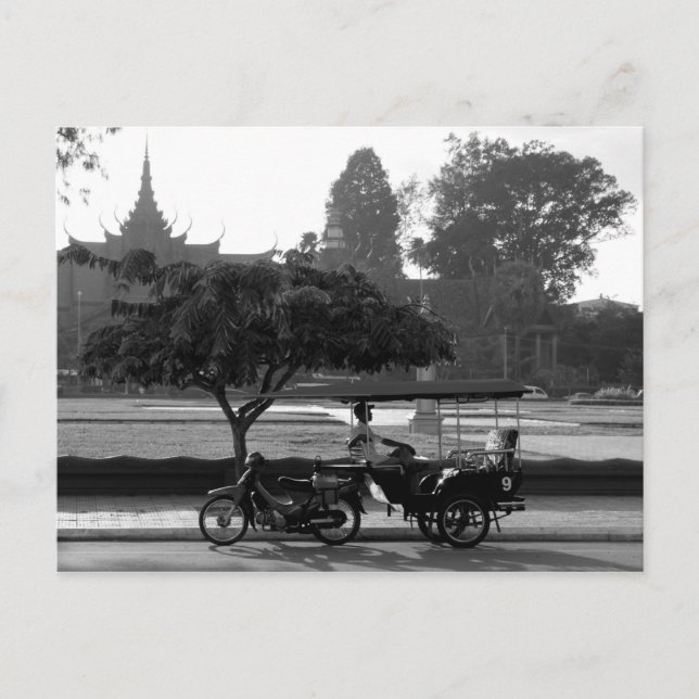 Cartão Postal Antes do Museu B&W (Frente)