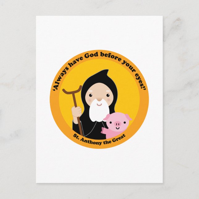 Cartão Postal Anthony, o Excelente (Frente)