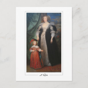 Cartão Postal Anthony van Dyck #627 - Cartão-postal de arte