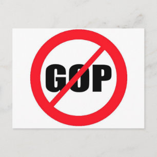 Cartão Postal Anti-GOP