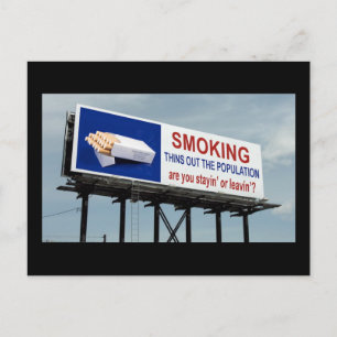 Cartão Postal Anti-Tabagismo -