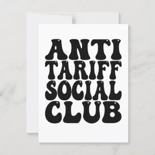 Cartão Postal Anti-Tarifas Sociais Club - Anti Tarifas