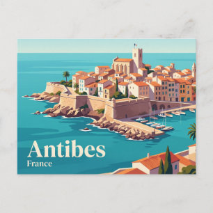 Cartão Postal Antibes França