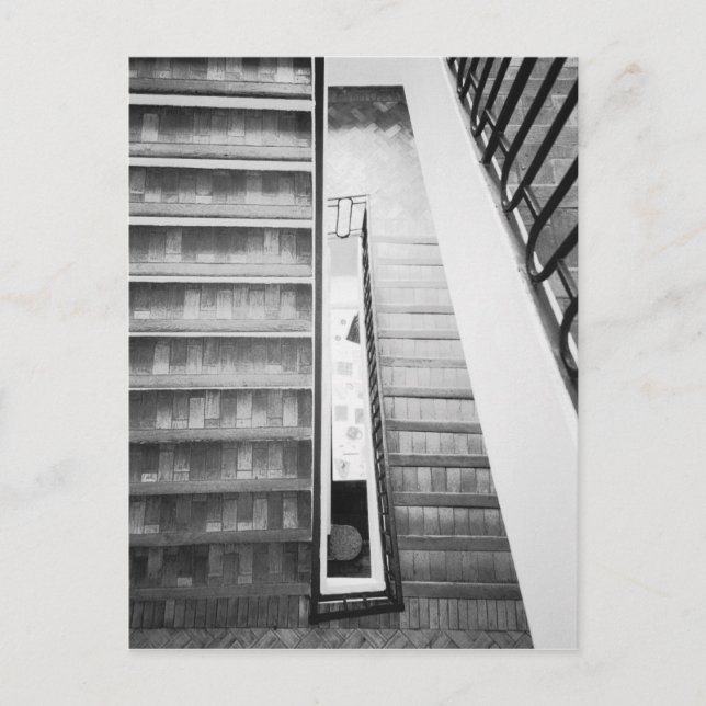 Cartão Postal Antibes frança, Stairs Picasso Museum (Frente)