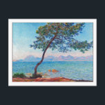 Cartão Postal Antibos por Monet<br><div class="desc">Esta pintura intitulada "Antibes" foi feita em 1888 pelo impressionista francês Claude Oscar Monet (1840-1926). É a nossa Série de Belas Artes nº 179. As imagens-fonte desta série são arte original criada por saudações preguiçosas ou arte safra e fotografia.</div>
