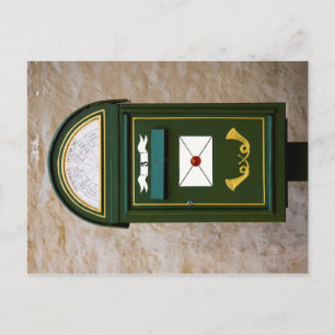 Cartão Postal Antiga caixa de correio estônia, Tallinn, Estônia